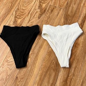 aerie high waisted bikini bottoms